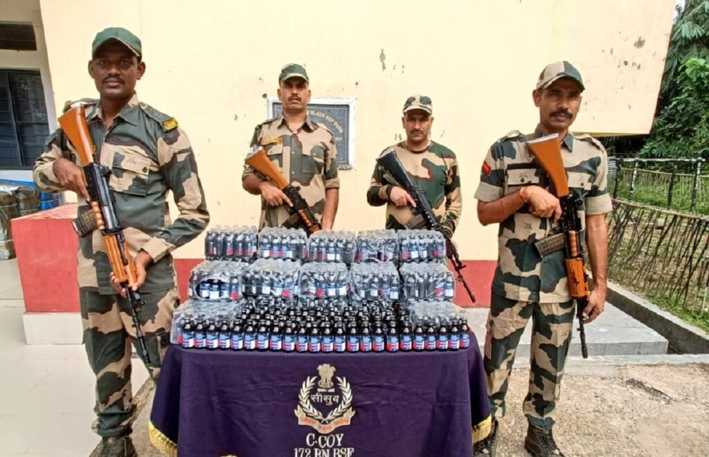 Kurup ki BSF 980 tylli ki bilor dawai Phensedyl ba thmu ban shalan sha Bangladesh