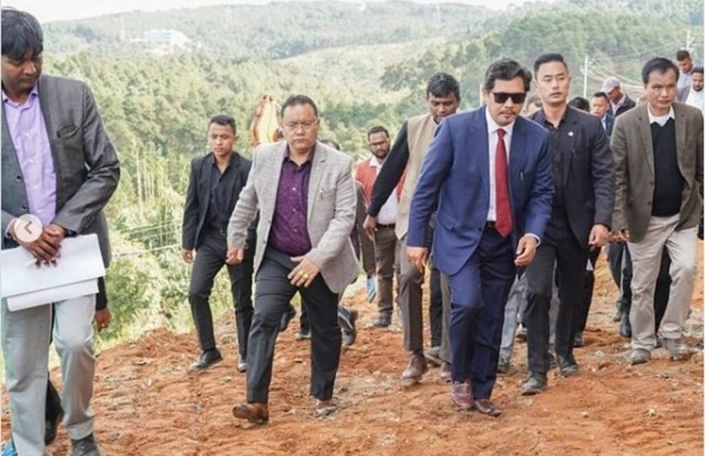 Jurip u Conrad bad u Sniawbha ïa ka jaka ban tei ïa ka New Shillong Administrative City