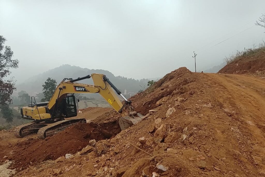 Pynjari kyndon 163 BNRSS u Magistor ba pynthut shna surok Shillong Western Bypass