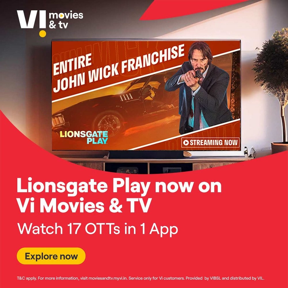 Ia soi ka Vi bad ka Lionsgate Play baniatreilangna ka bynta ban pynmihai ki phlimba bun jait ha ka Vi Movies and TV