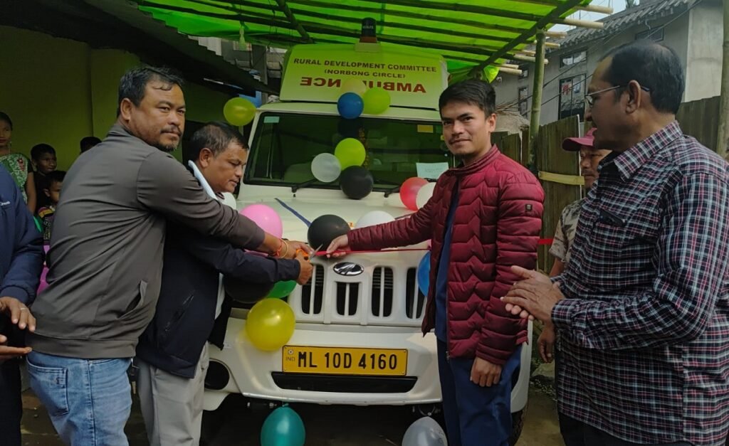 Ai Ambulance u MLA ban shakri ïa ki 14 shnong ka thaiñ Narbong