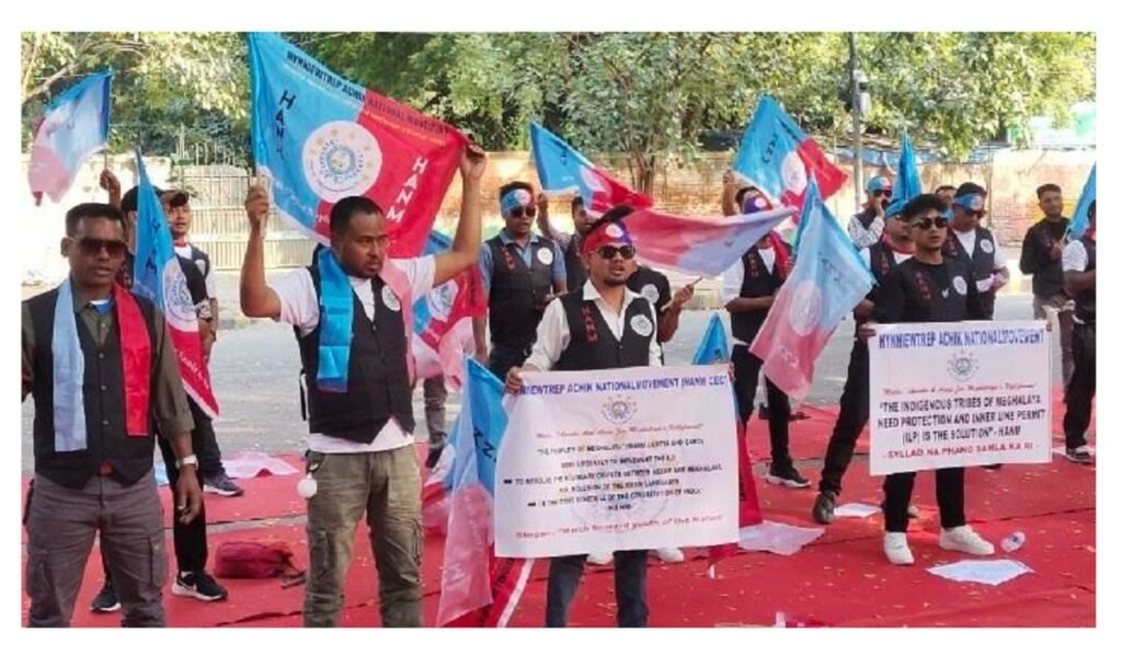 Sha Delhi Hiar ka HANM ban pynkynmaw iaka sorkar india halor ka ILP, u Pud u Sam, ka ktien khasi