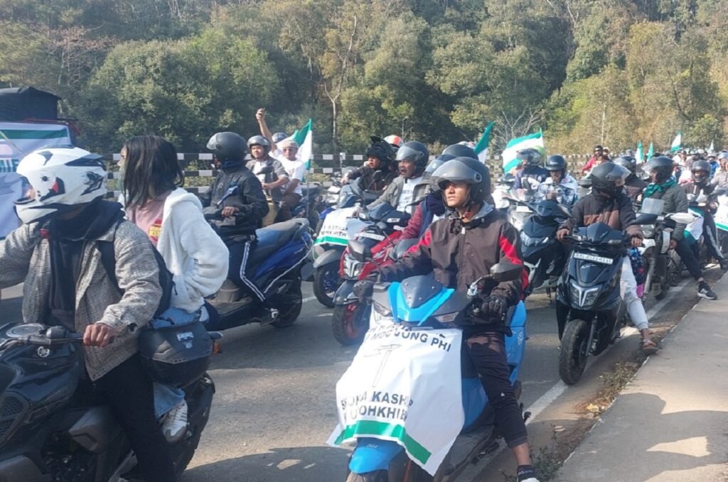 Kyndit ki nong Mawlai ba ïaid Rally ki ar shaka ban kyrshan ia u bah PT Sawkmie