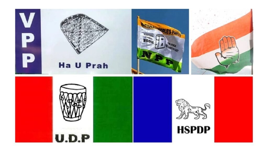 Ka jingiakhun ha KHADC, NPP, VPP, UDP, Congress bad HSPDP