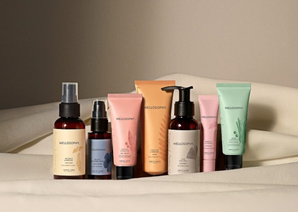 Pynmih ka Oriflame ia ka Wellosophy Skin, kaba long kum ka jingtip ba plie ia ka jingtip ba rieh shaphang ka jingbha ba na napoh