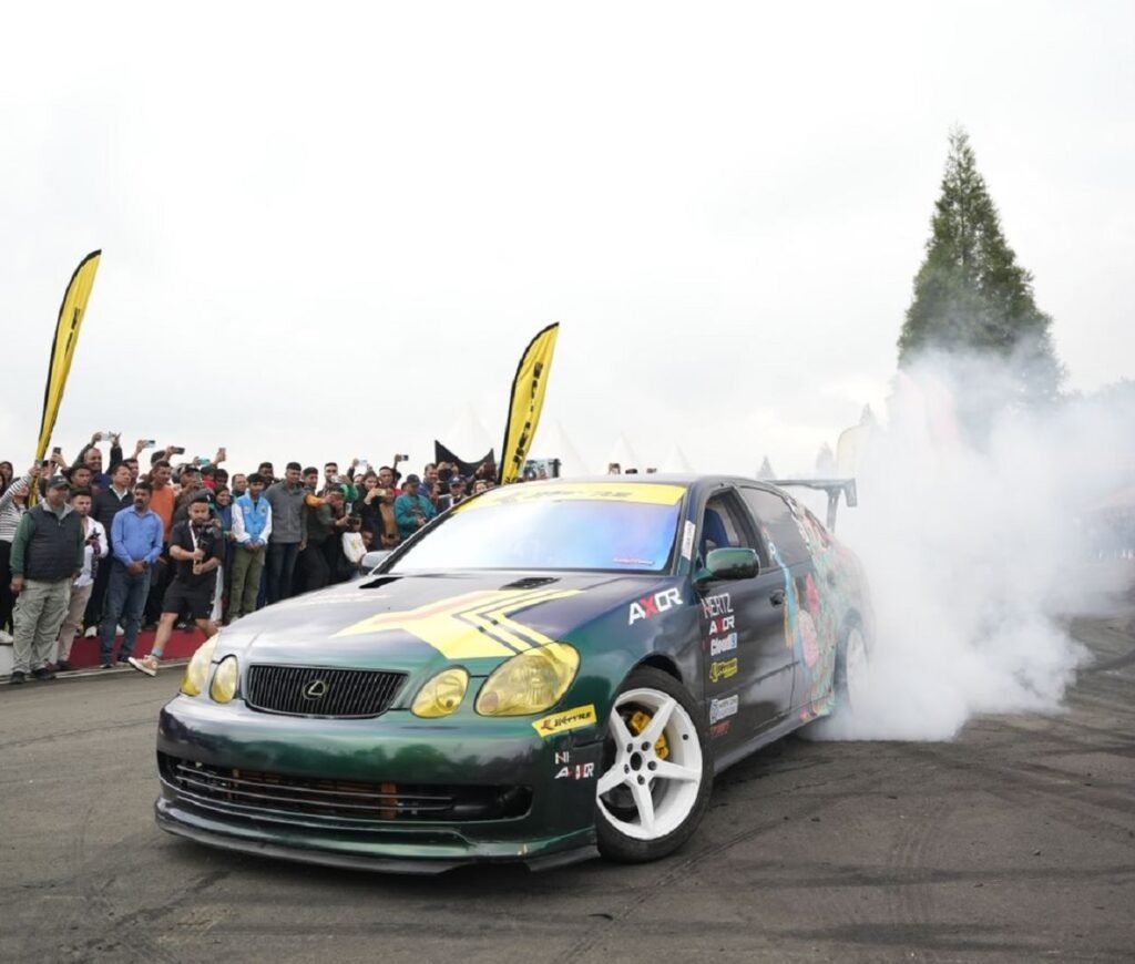 JK Tyre ïa ka jingpynïaid jong ka ia ka lympung ialehkai pynmareh kali ka Indian Racing Festival ha Meghalaya