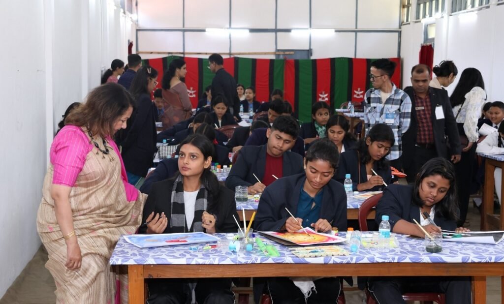 Shim bynta 7 ki skul ha ka ‘Art Festival’ Assam Rifles Public School, Laitkor