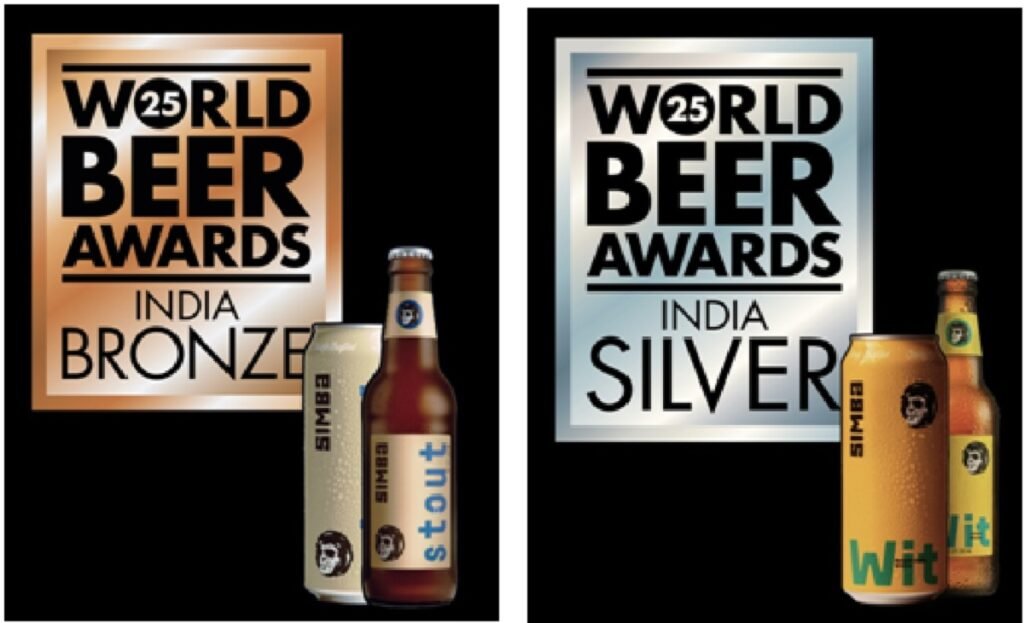Ka Simba ka beer kaba la shna ha India ka la ioh ia ka jingithuh ha ka World Beer Awards 2025