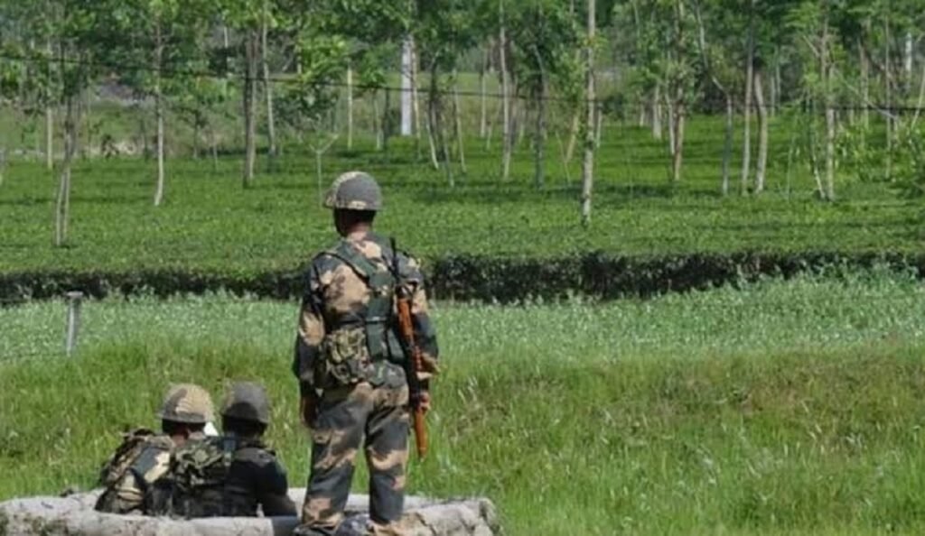 Ki shipai BSF kin Peitngor bha ha ki jaka bym pat ker sainar ha khappud