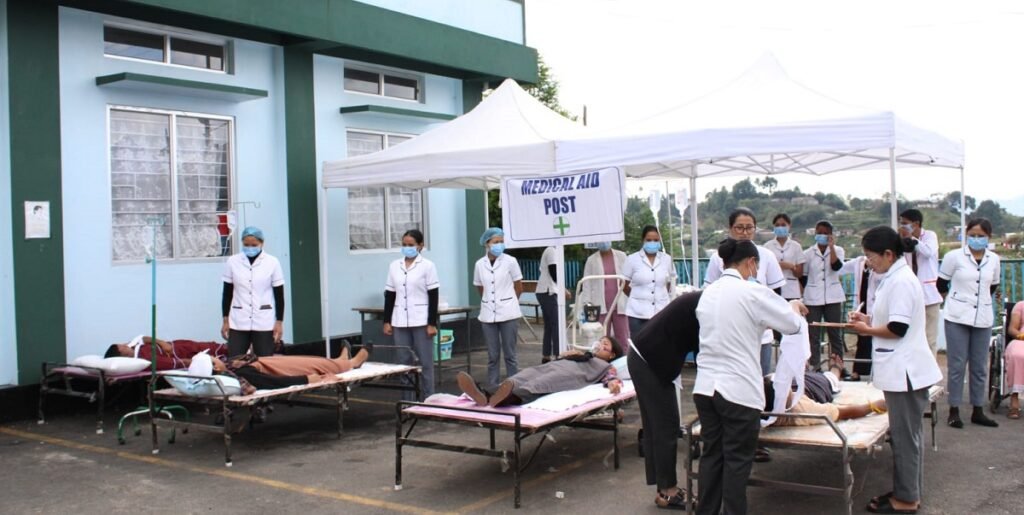 Pynlong ‘Mock Drill’ ka DDMA ha Mairang ban ïakhun pyrshah jingpluh ding