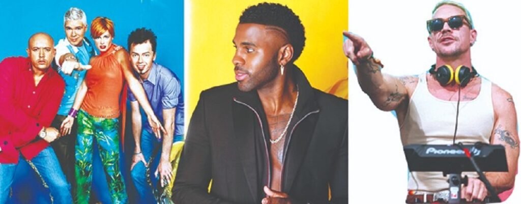 Yn pynlynguh ka kynhun tem na Ireland, ka AQUA, u Jason Derulu bad DJ Diplo ha ka Cherry Blossom