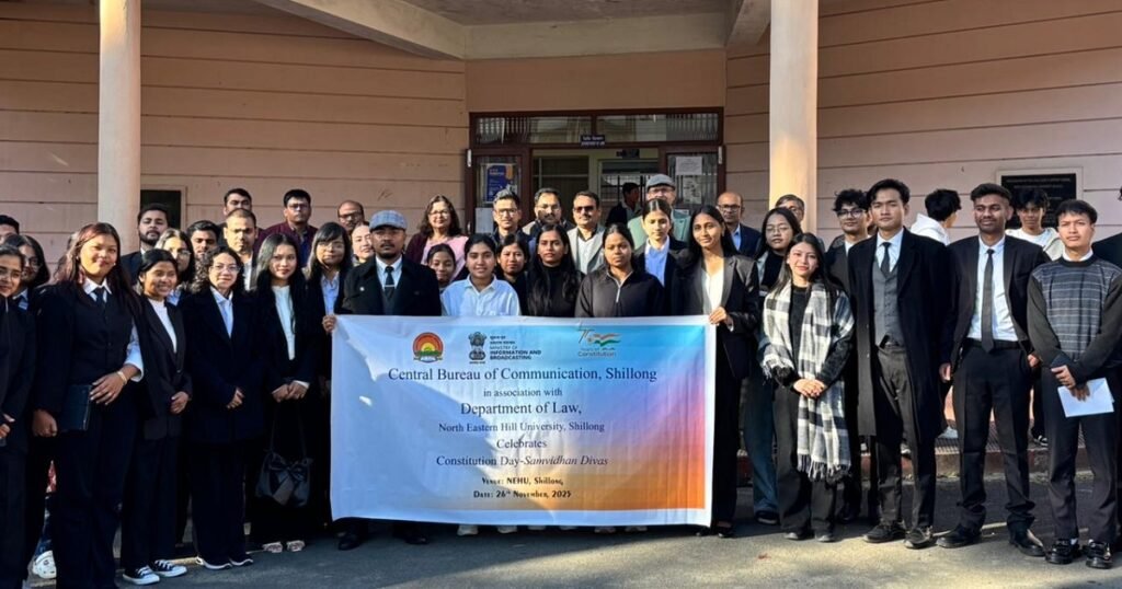 Rakhe ka CBC bad ka NEHU ia ka Constitution Day halor ki nongrim jong ka Riti Synshar