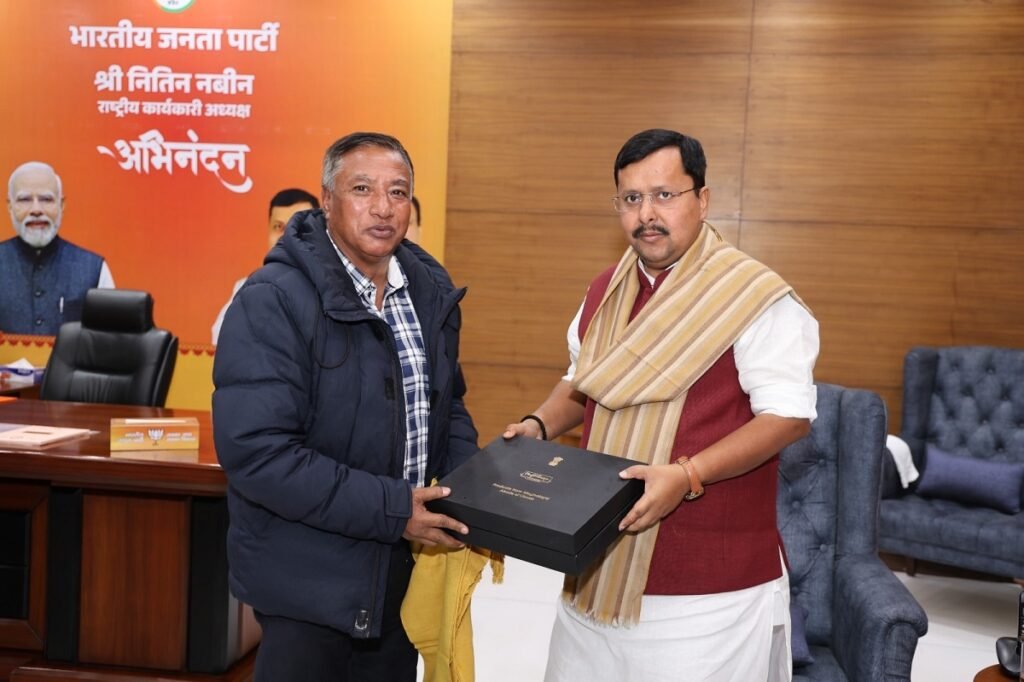 Ïakynduh u AL Hek ïa u heh BJP u Nitin Navin