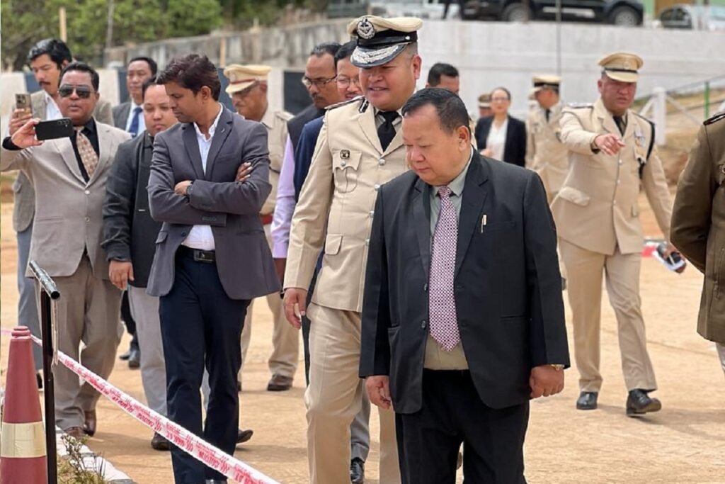 Palat 708 ngut ki Home Guard yn pynrung sha ka SDRF Battalion