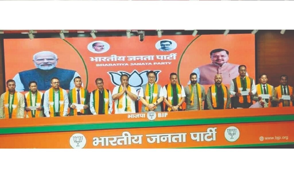 Ka jingleit iasoh BJP 8 ngut ki MLA UDP ka lah ban wanrah jingkylla ia ka sain hima ha Jylla